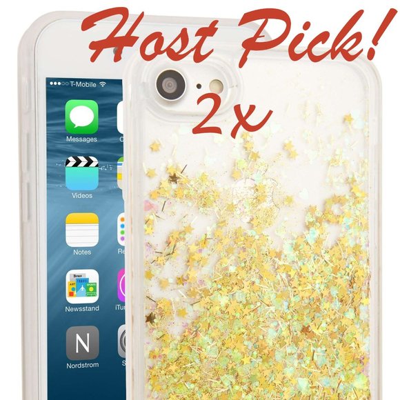 RECOVER Other - RECOVER/Nordstrom iPhone 7 GLITTER PARTY Case GOLD New NIB Fun HPx2🎉